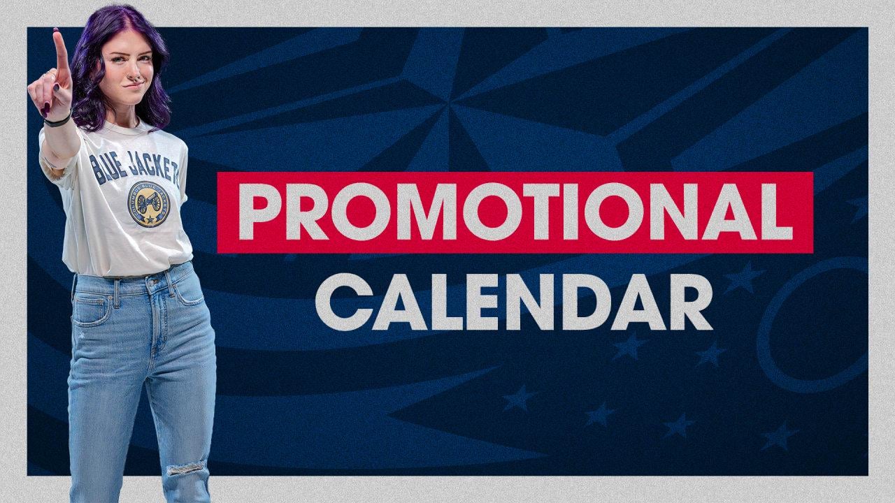 Promotional Calendar | Columbus Blue Jackets