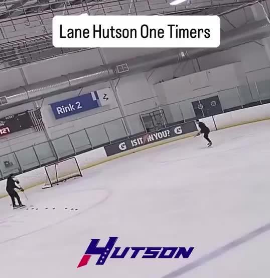 Lane Hutson showing off that one-T accuracy