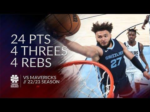 David Roddy 24/4 vs Mavericks