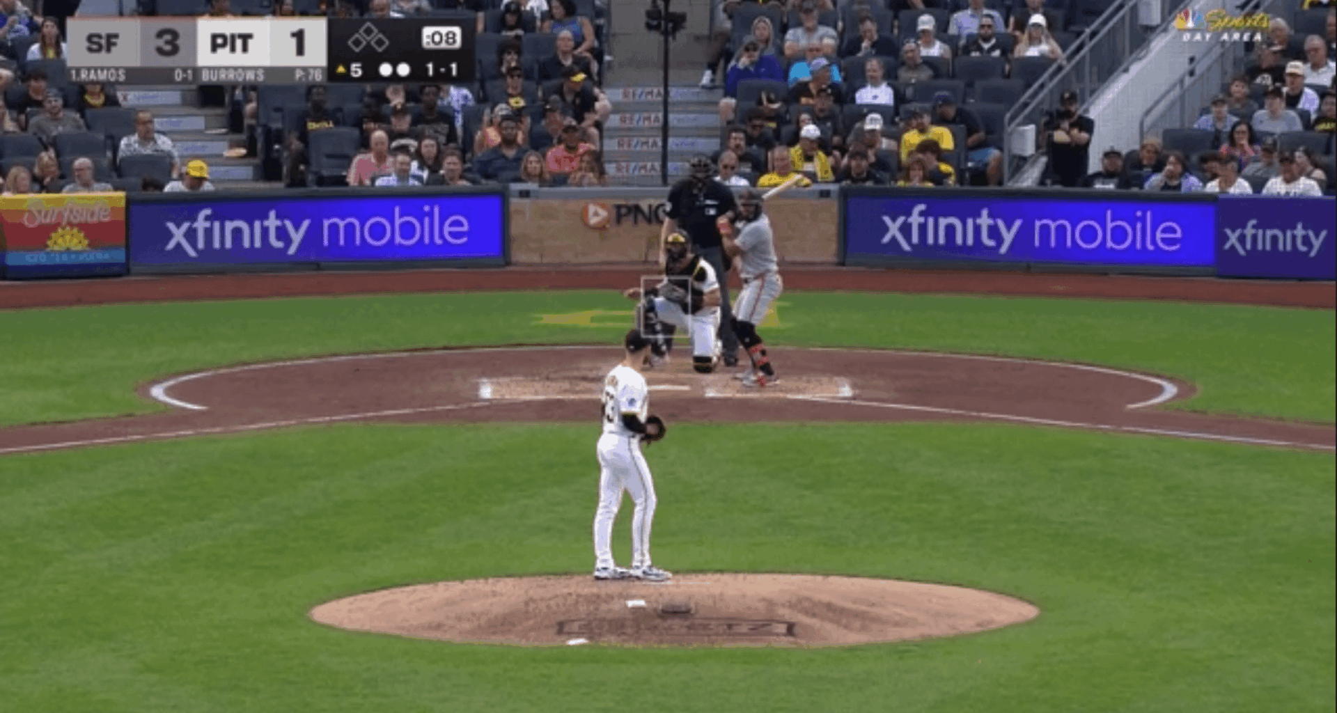 [Highlight] Tommy Pham completely flubs a throw from left field allowing Ramos to stretch a single and score on the next pitch.