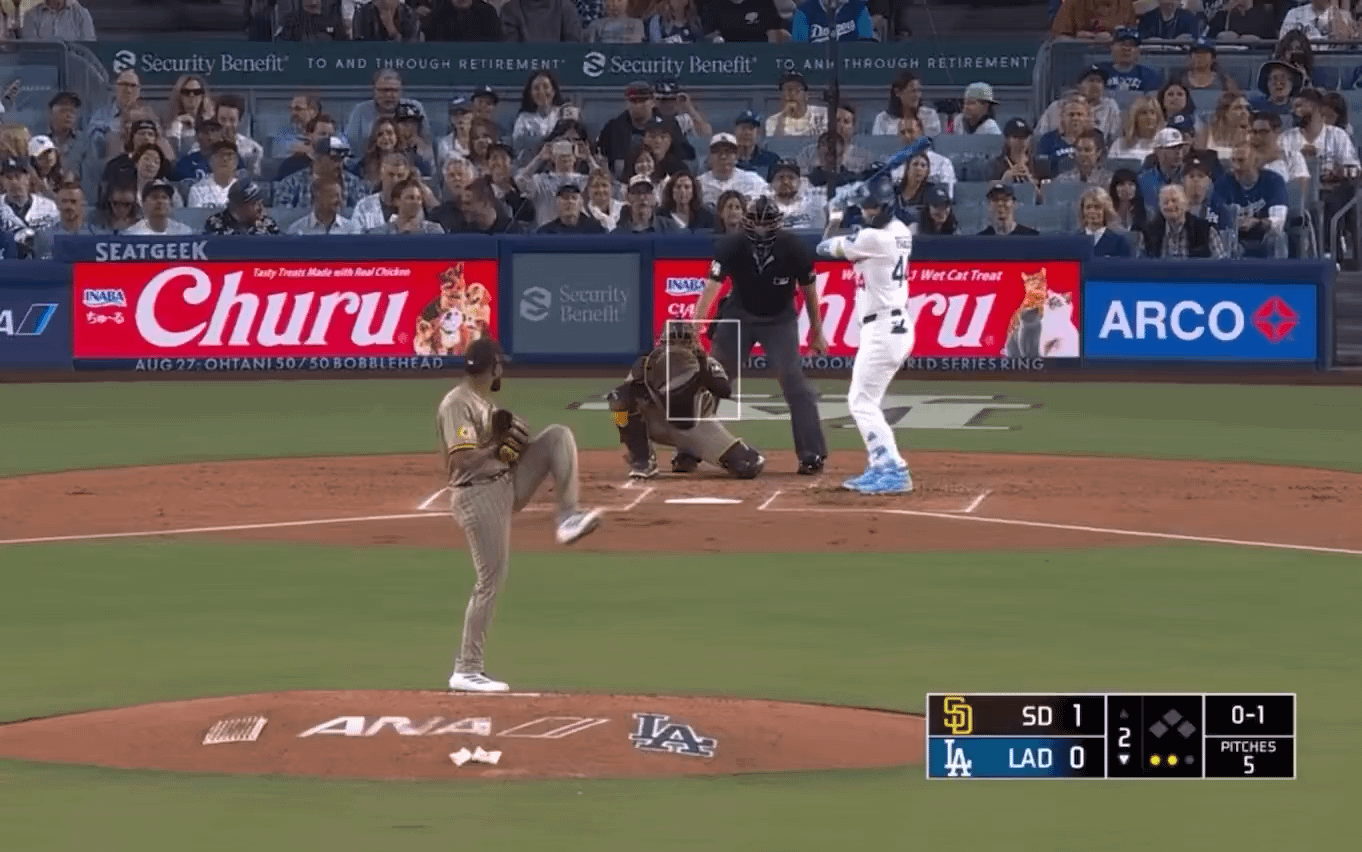 Freddy Fermin crashed hard into the railing in front of the camera wall chasing a foul ball. He's going to try to stay in the game.