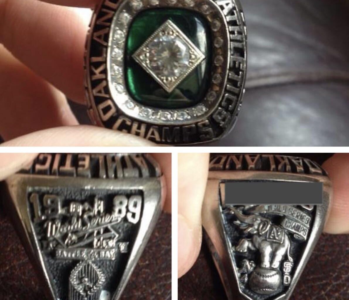 My Dad’s 1989 World Series Ring