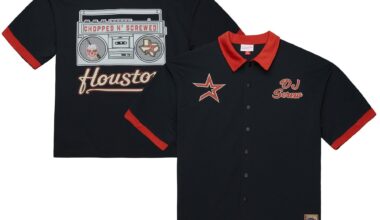 Houston Astros x Mitchell & Ness x DJ Screw Shooting Shirt