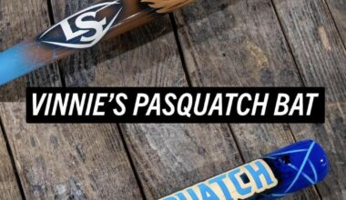 Vinnie’s bat for the upcoming Players’ Weekend