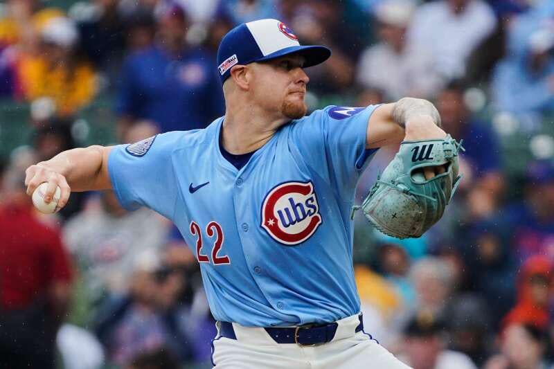 Cade Horton is the first pitcher since Jared Jones on April 17, 2024, to throw 5 innings or more with a strike percentage of 80% or higher.