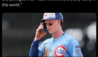 PCA says he doesn’t have any worries about the Cubs’ 2nd half slump. Thoughts?