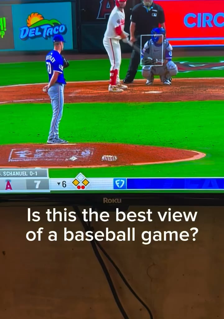 Best view of a baseball game?