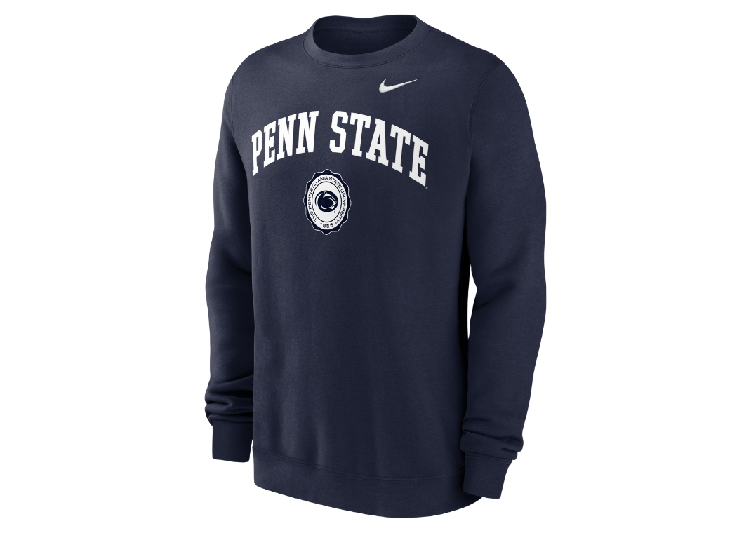 Nike Penn State Nittany Lions Arched Seal Crewneck