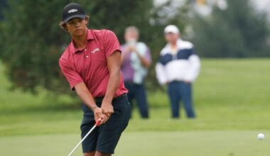 Charlie Woods, son of Tiger Woods, notches top 10 finish at Junior PGA, falls short of Junior Ryder Cup spot
