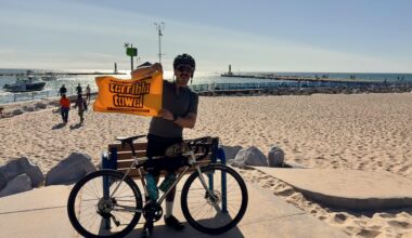 Lansing, MI -> Holland, MI. 120 miles, and $1,572 raised. Go Steelers!