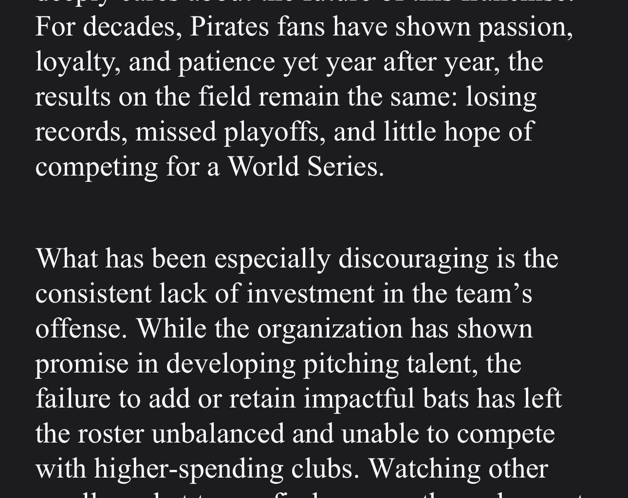 Email to Bob and Ben…