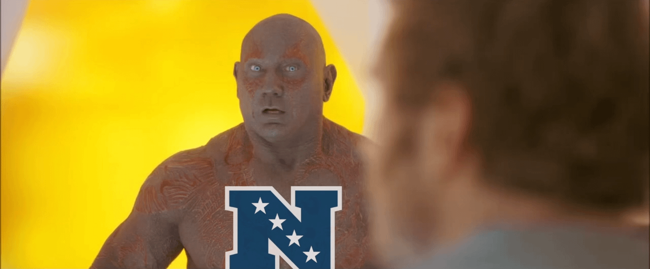 Everyone is laughing...