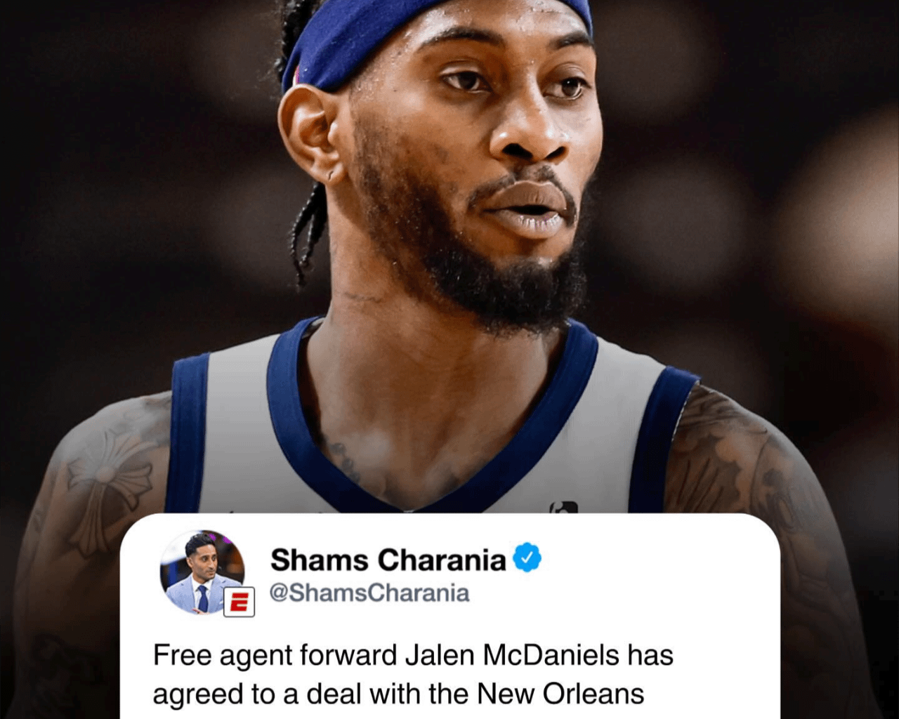 Pelicans sign Jalen McDaniels