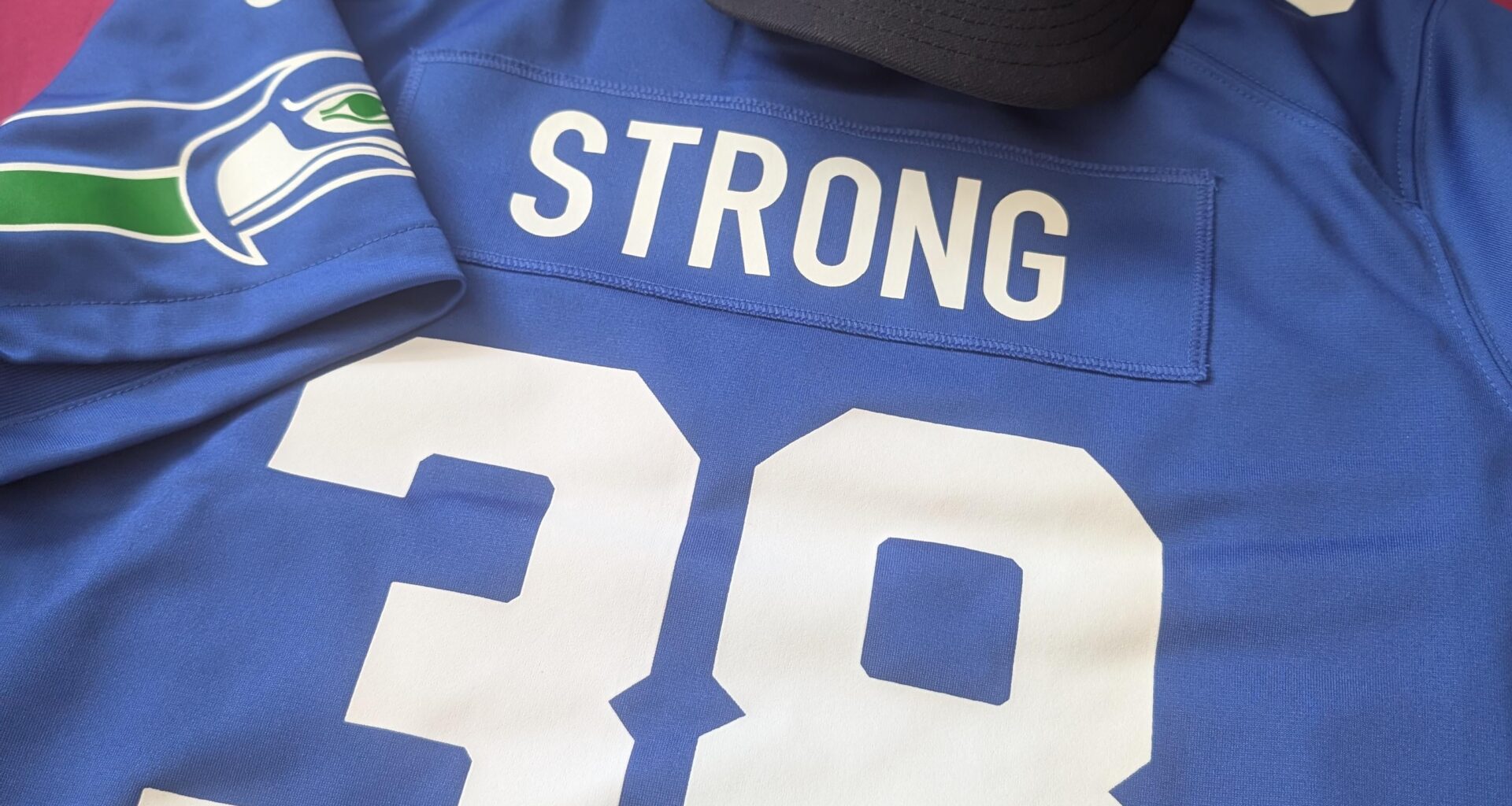 Excited about my new gear for September, supporting some Seattle greats