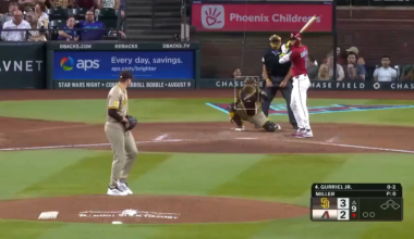 [MLB] Last night, Lourdes Gurriel Jr. tied the game on a 104-MPH fastball off Mason Miller. Tonight, Miller gave him nothing but sliders for the 3-pitch strikeout 👀