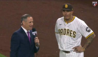 [Morosi] Manny Machado told me he pointed into the Padres dugout after his 3rd inning home run to thank Yu Darvish for the hitting advice he’d shared before the game. Manny said Darvish is one of the smartest teammates he’s ever had.