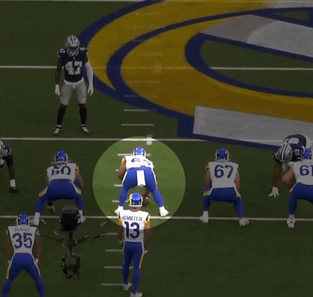 [Highlight] Rams undrafted center Willie Lampkin had 4 pancake blocks in preseason debut