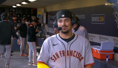 Christian Koss hurled seeds at Willy Adames during his postgame interview 😂