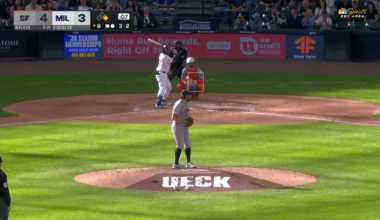 Giants secure a series victory against the best team in baseball!