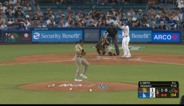 [Highlight] Freddy Fermin's 1.79 second pop time nabs Ohtani