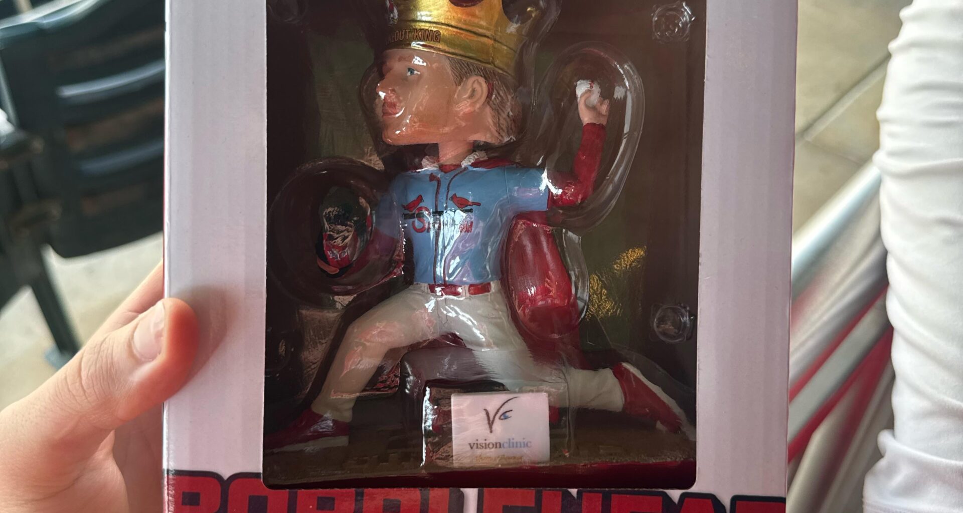 Quinn Matthew’s Strikeout King bobblehead