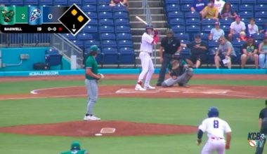 Batter calls timeout, doesn’t get it, casually strokes a one handed rbi single