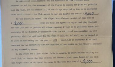 Some of Mike Websters Contracts