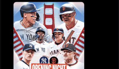 The Giants will host the Yankees in an Opening Night matchup, which will kickoff the 2026 MLB Season