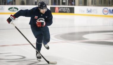 The captain is on the ice! I repeat. This is not a drill! The captain is on the ice!