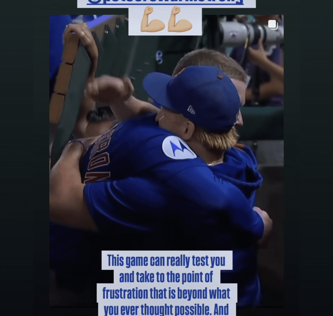 [Instagram] Justin Turner shares some dad advice and love for PCA