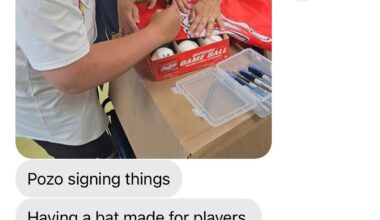 Pozo stopped by at Mercy today