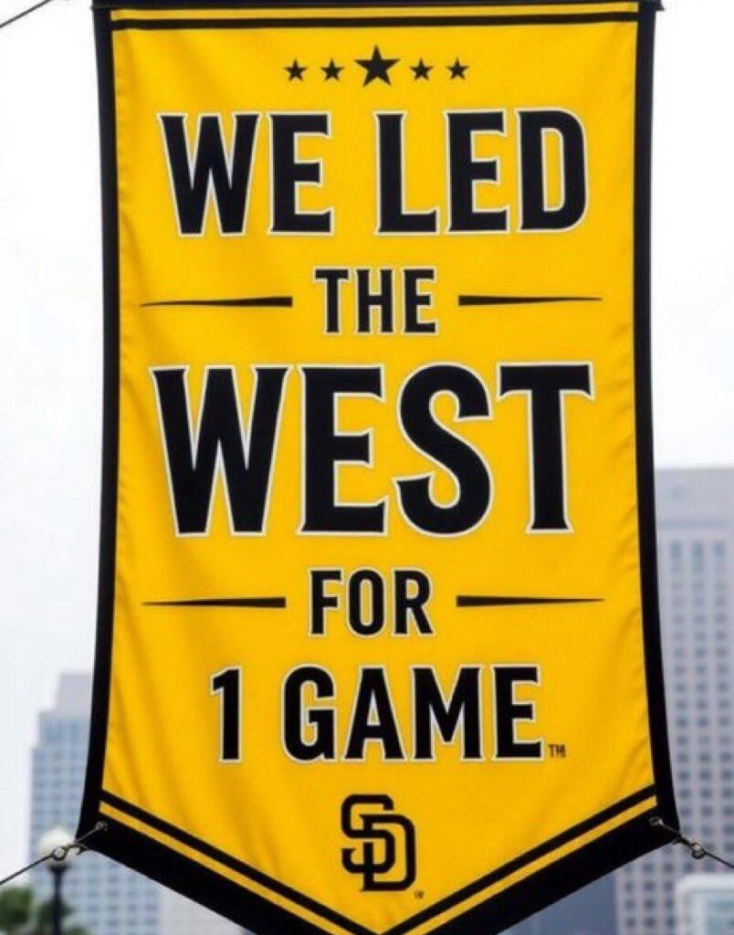 It was fun while it lasted. At least we got the banner!