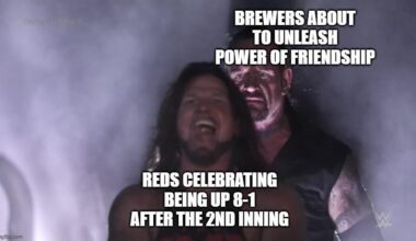 The silly Reds thought they had a chance last night...