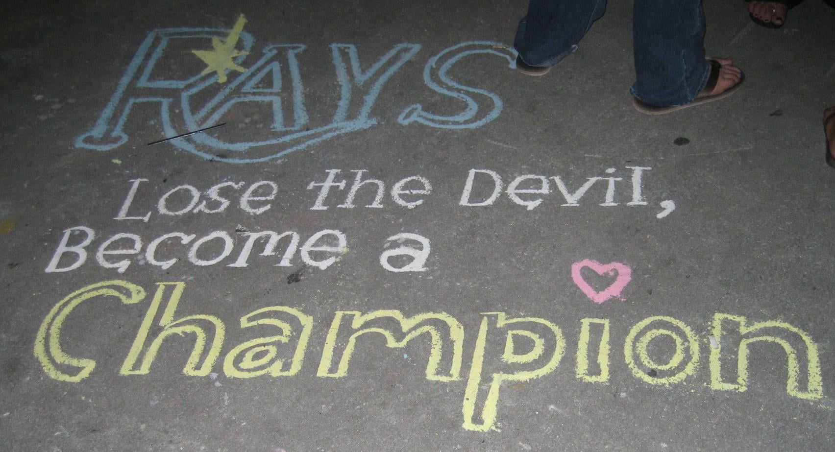 A photo I took during the World Series 2008, outside the Trop