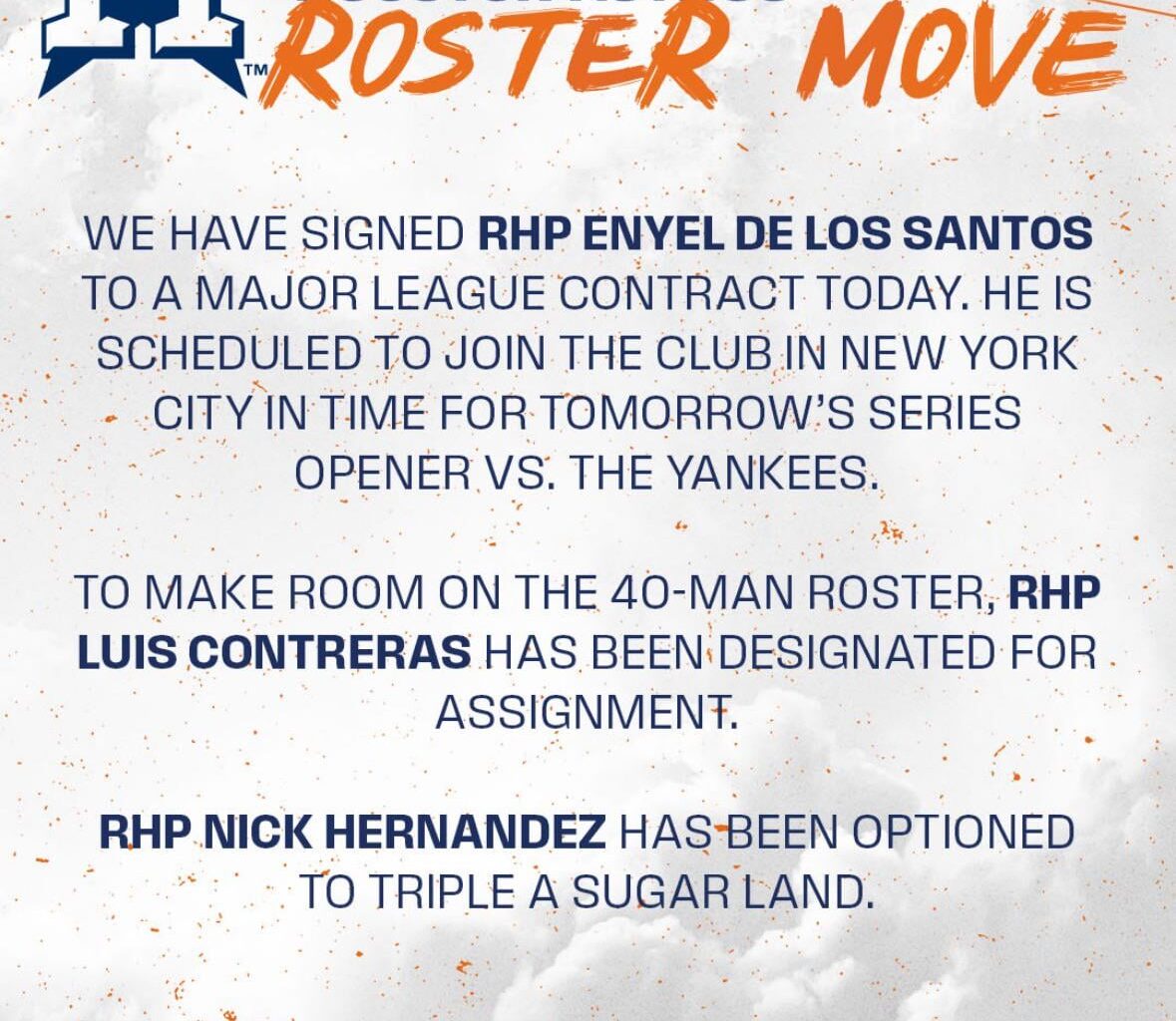 Roster Moves 8/7