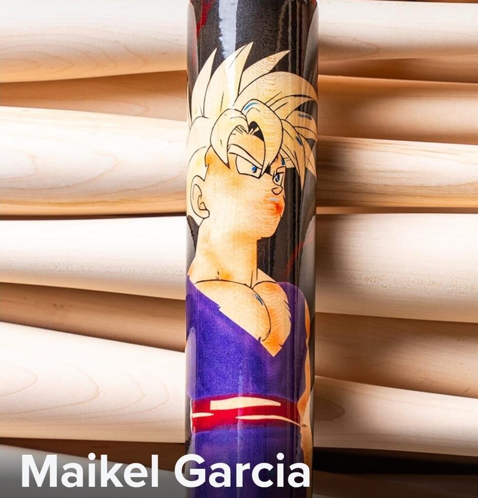 Maikel Garcia rocking the DBZ bats for Players' Weekend 🔥