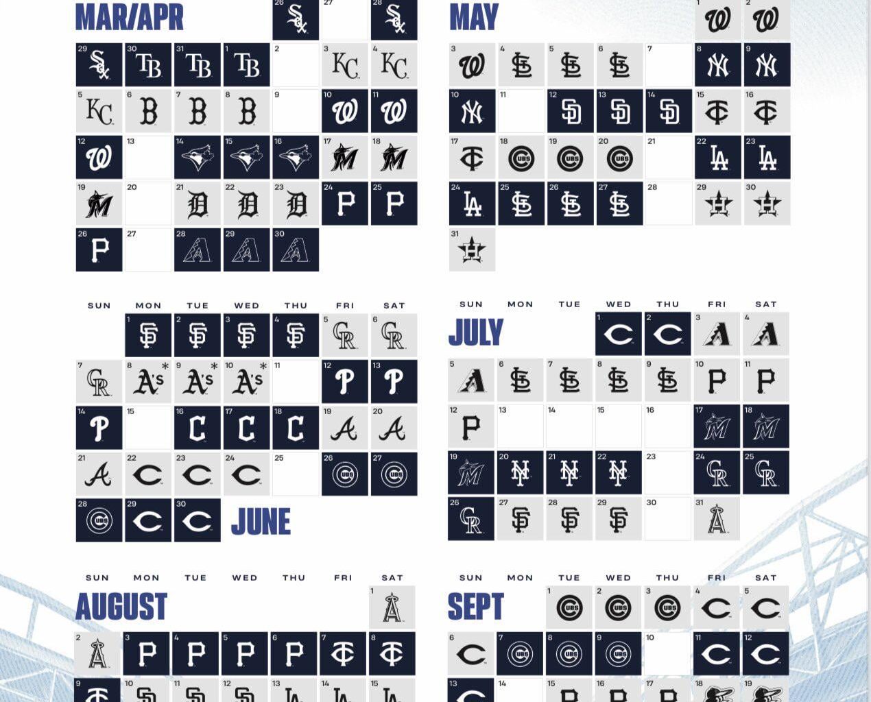 THE MILWAUKEE BREWERS 2026 SCHEDULE HAS BEEN RELEASED