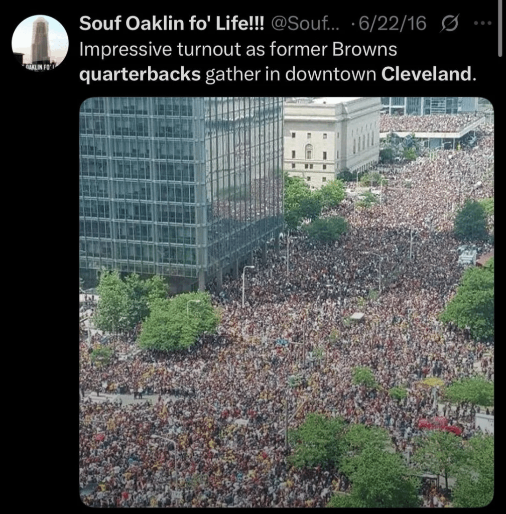 This tweet gets funnier every year.