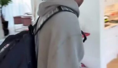 LeBron is super excited to see his son Bryce come back from college: "Look at him! Y'all see this beard!"