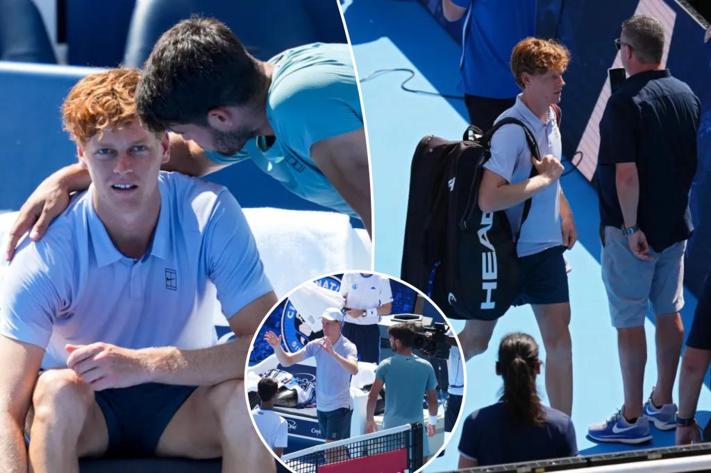 Jannik Sinner-Carlos Alcaraz Cincinnati Open final ends after five games