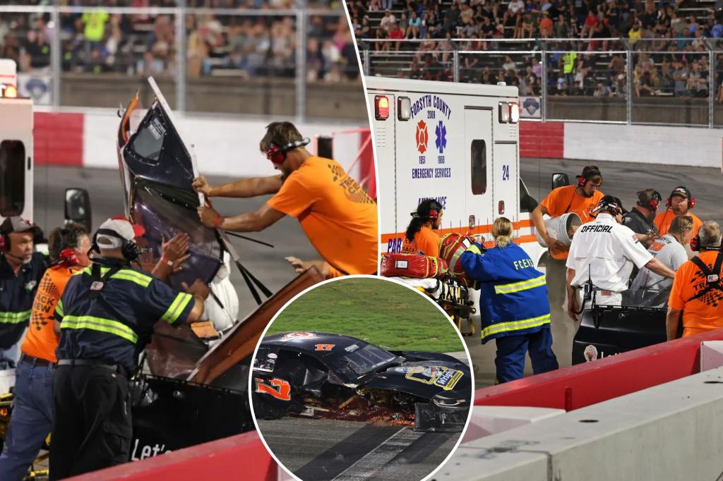 Stock car driver Robbie Brewer dead in crash after mid-race medical emergency