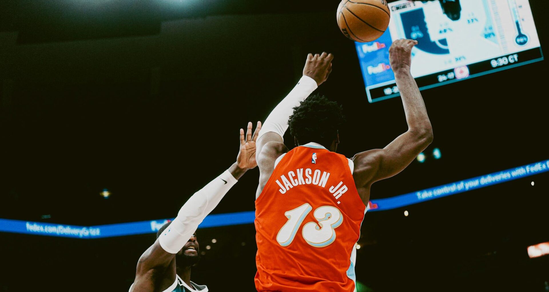 [Cole] Jackson is changing switching from No. 13 to No. 8 after seven seasons in the NBA... It's rare that an NBA player of Jackson's status changes jersey number this far into a career while still playing for the same team. Former Los Angeles Laker star Kobe Bryant is the most notable example