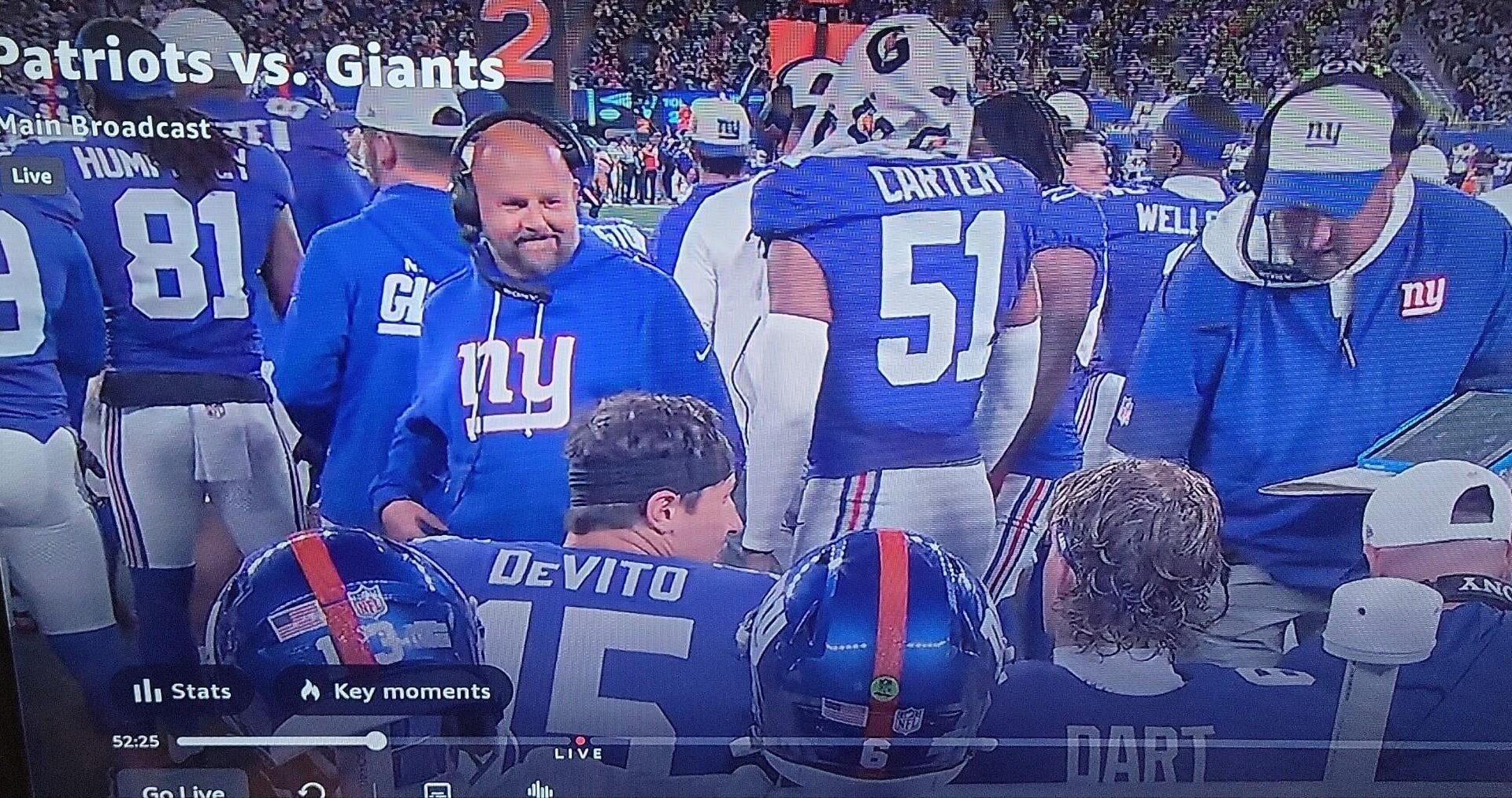 Find somebody who looks at you like Daboll looks at Dart
