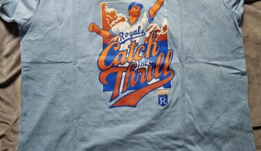 Shirt giveaway at yesterday's game