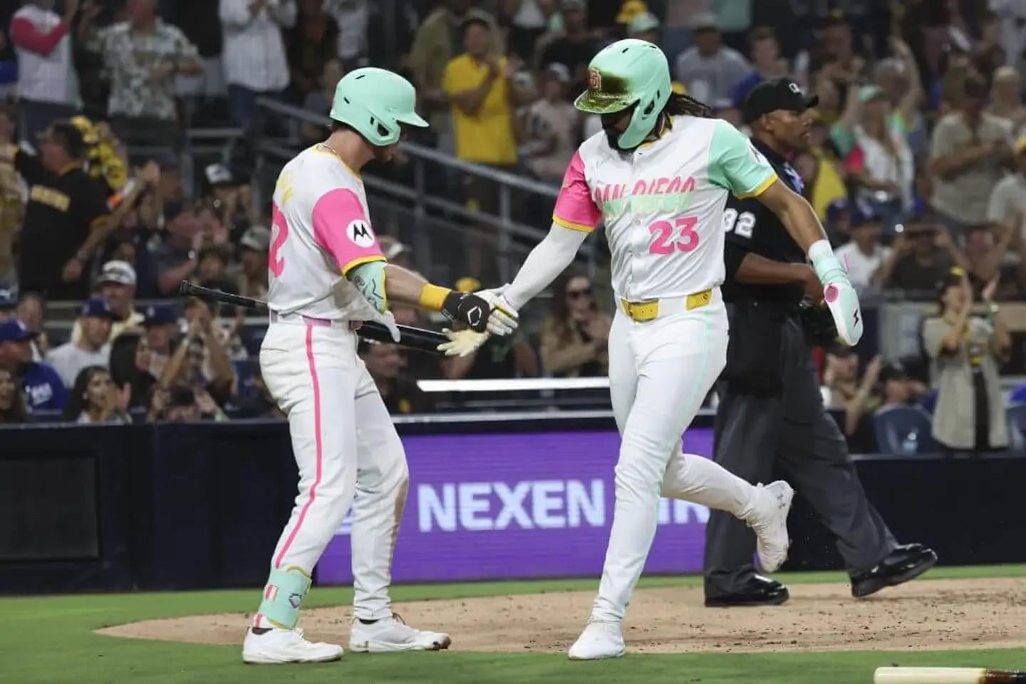 [Lin] The Padres won at Petco Park again. They are tied with the Brewers for the best home record in the majors. And they’re back ahead of the Dodgers in the NL West