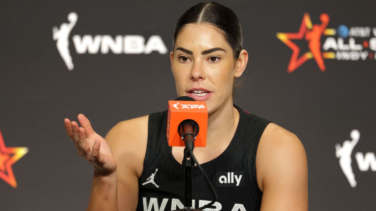 Kelsey Plum clarifies ASG remark on Team Clark, T-shirt meeting