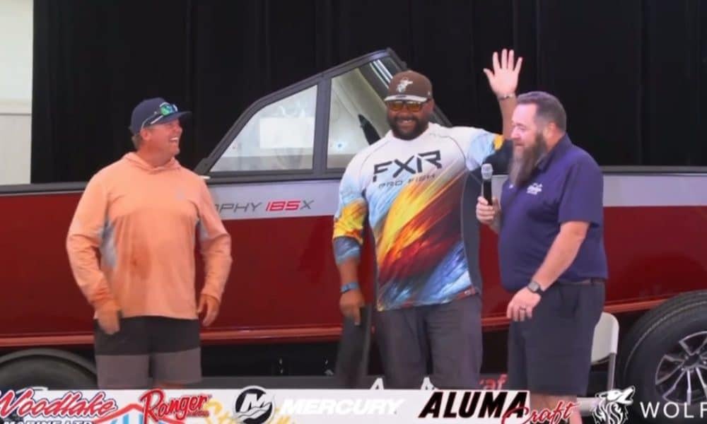 Former Jets defenceman Dustin Byfuglien finished 25th in the Kenora Bass Invitational