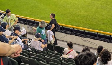 Ridiculously random A's giveaway spotted at KBO in Seoul