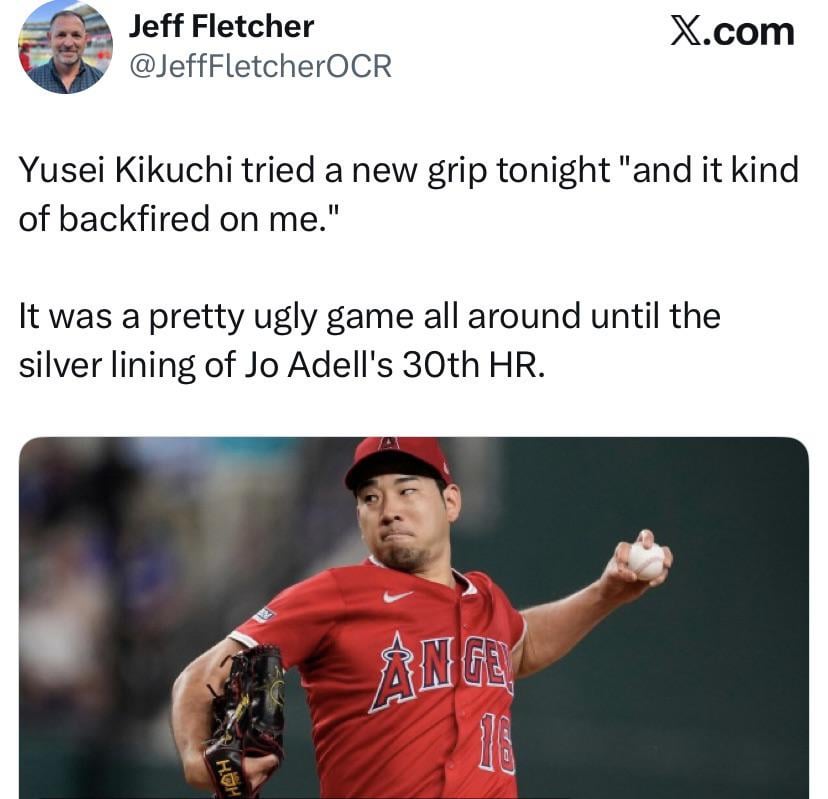 “Trying out a new grip”… wtf is he just out here trying bullshit?🤣