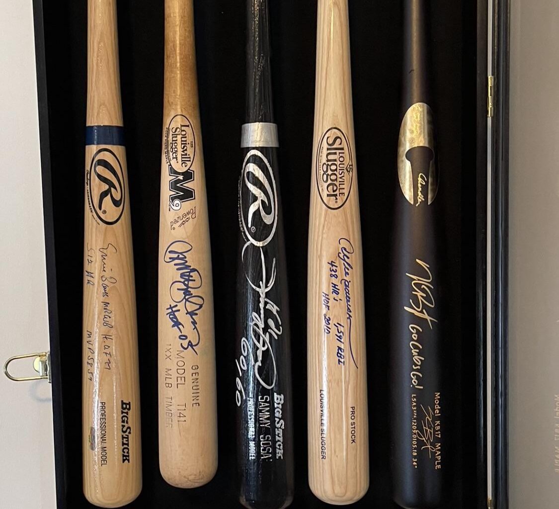 MVP Bats starting with Banks & Cy Young Winner Baseballs.💙